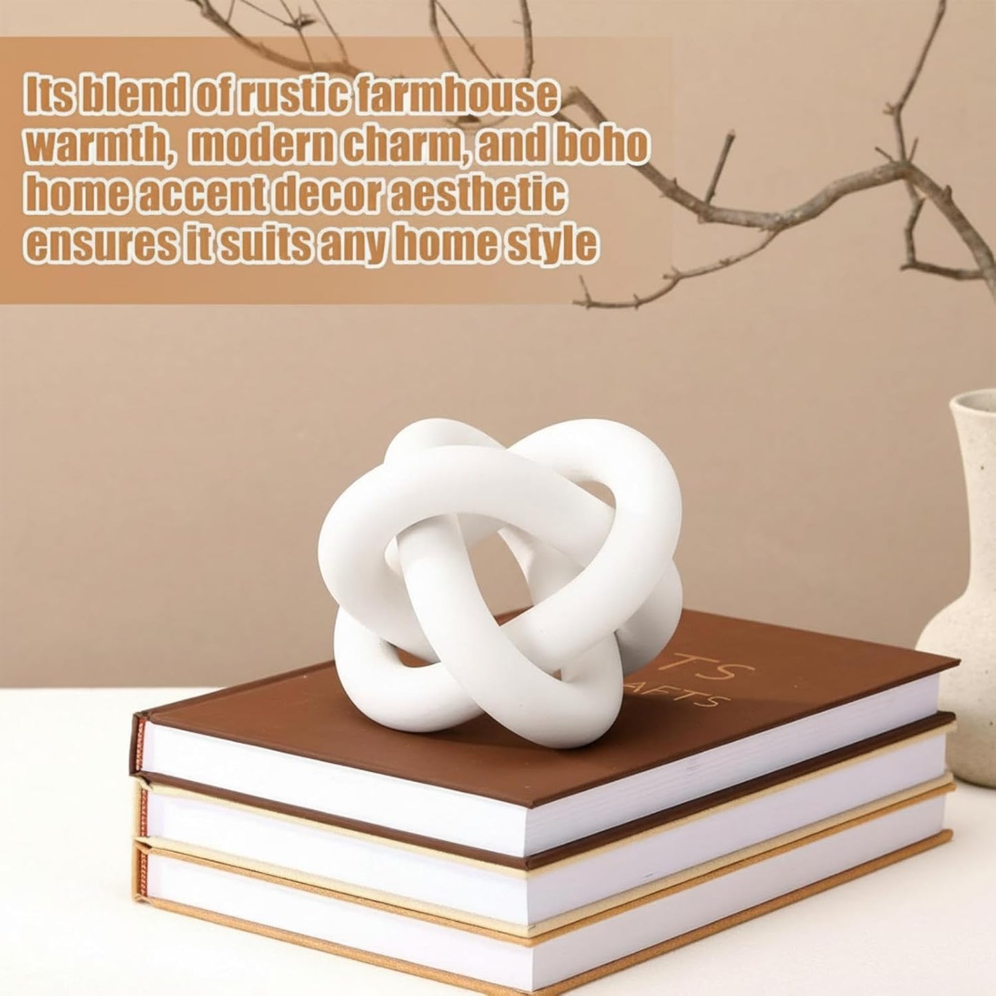 Decorative Wooden Knot Accent
