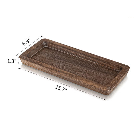 Rustic Wooden Decorative Dough Bowl