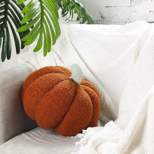 3D Pumpkin Throw Pillows – Set of 2