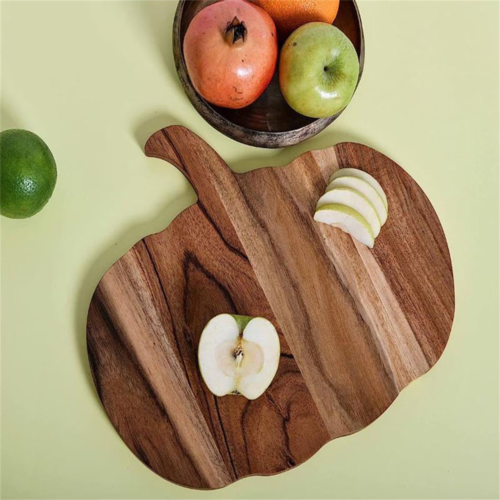 Pumpkin Acacia Wood Charcuterie Board