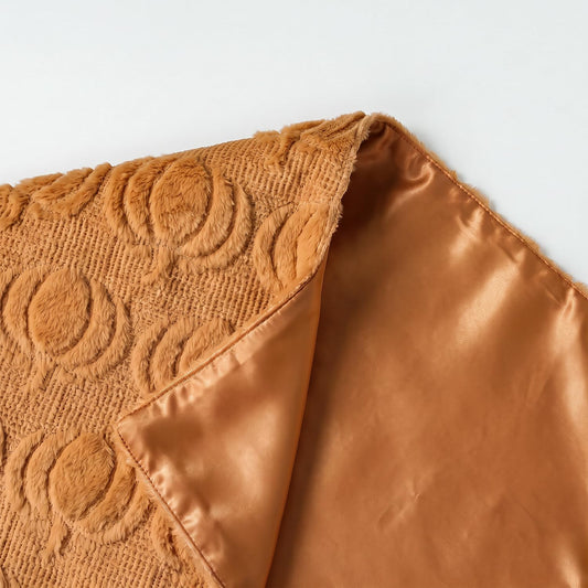 Pumpkin Textured Table Runner