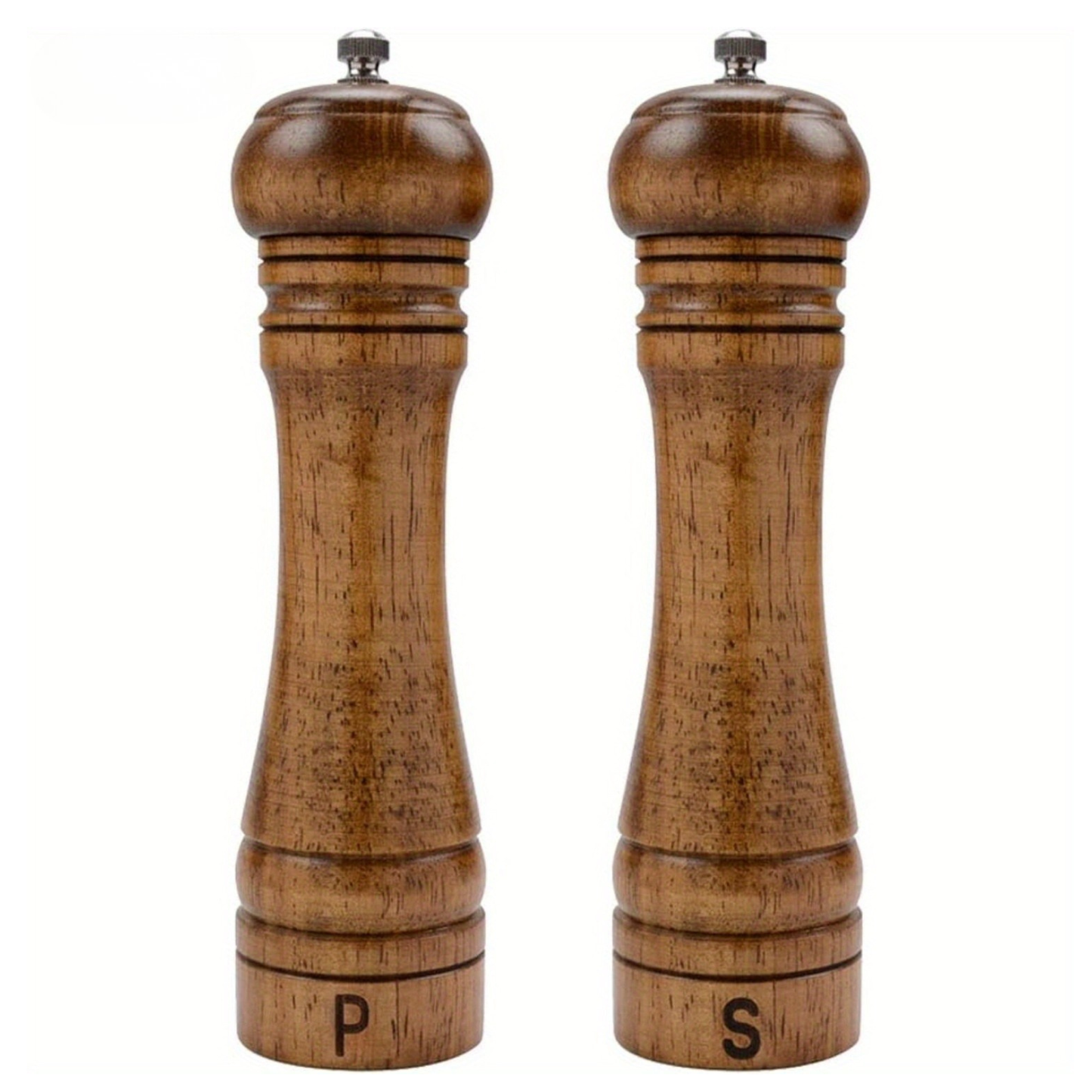 Wood Salt & Pepper Grinder Set