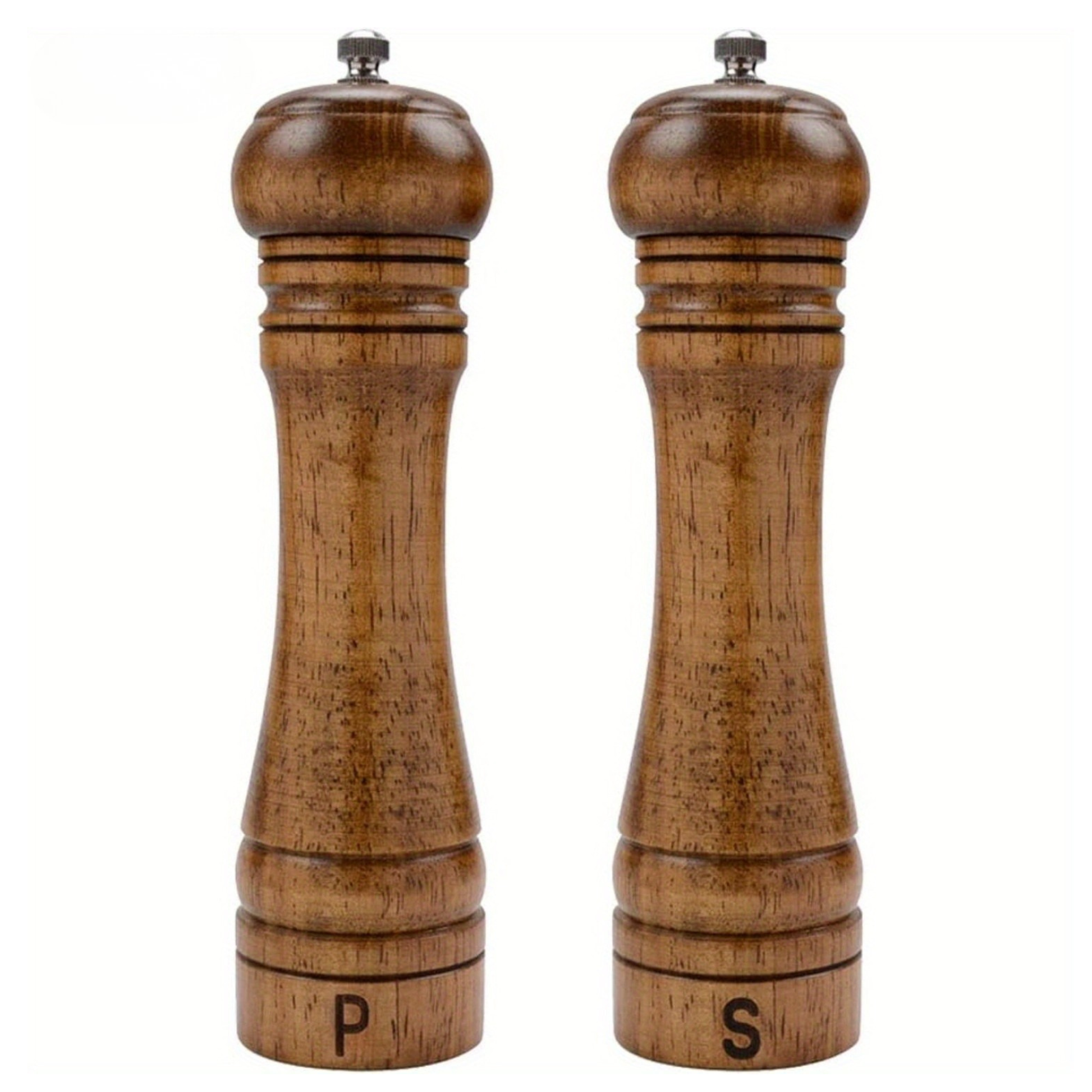 Wood Salt & Pepper Grinder Set