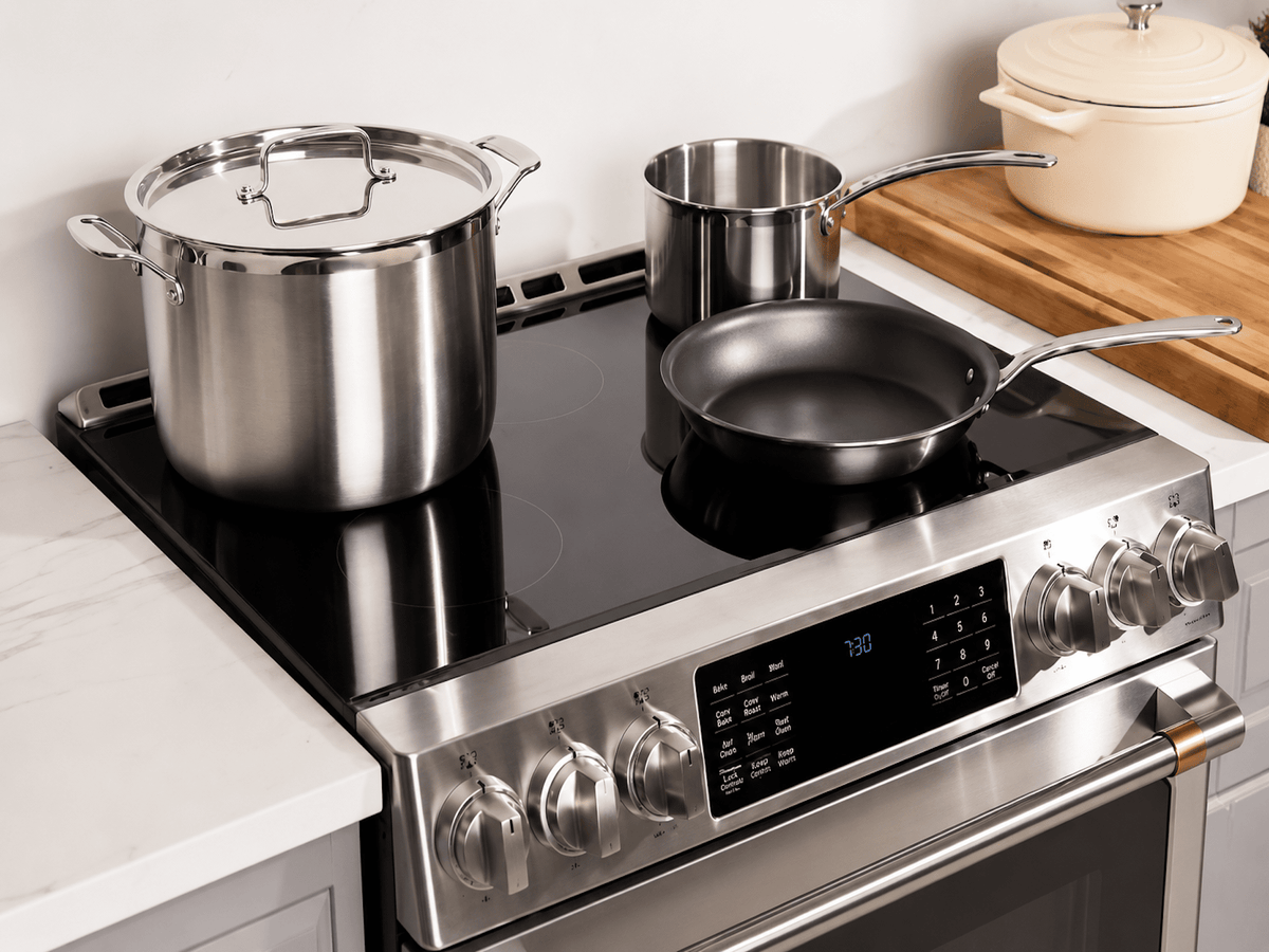 10-Piece Tri-Ply Stainless Steel Cookware Set