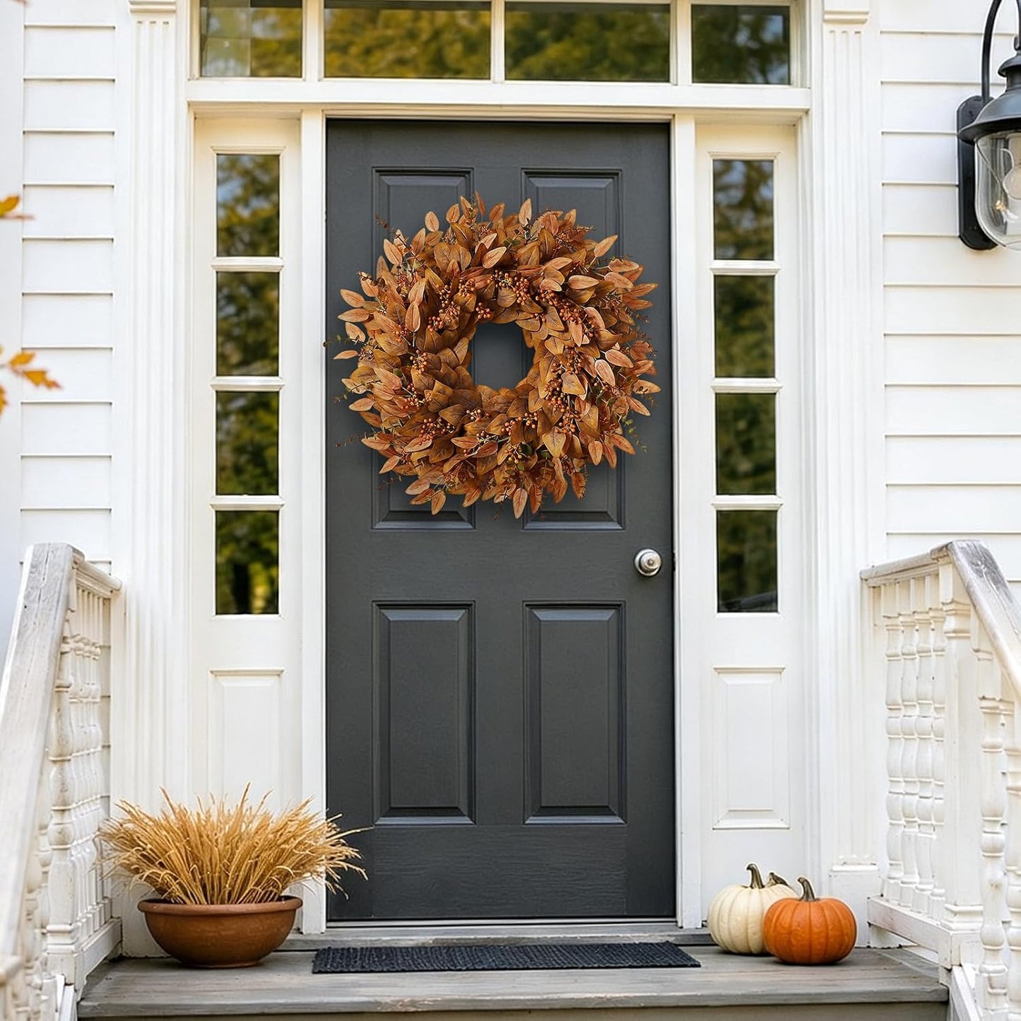 26" Fall Eucalyptus & Berry Wreath