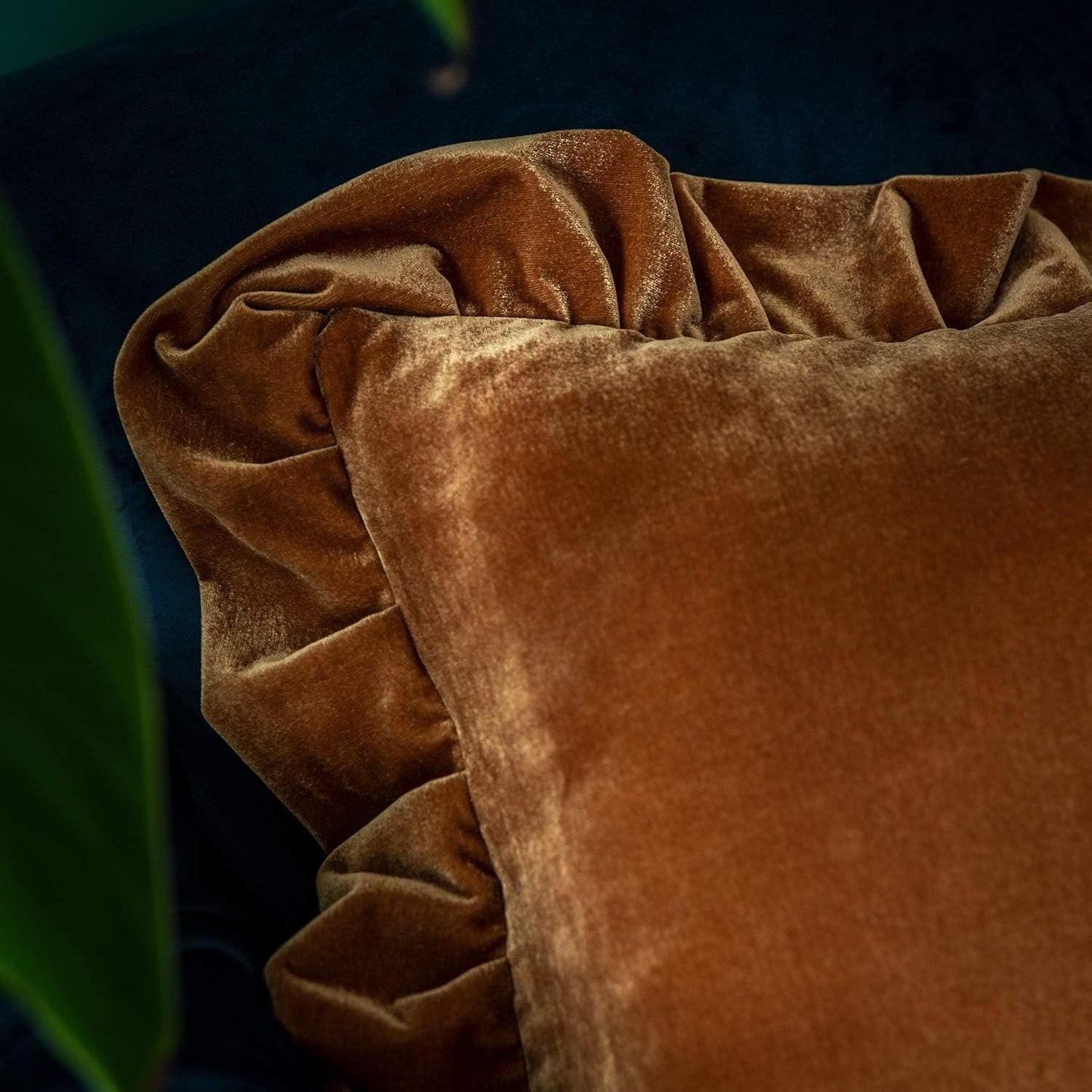 Velvet Throw Pillow Cover – Solid Square