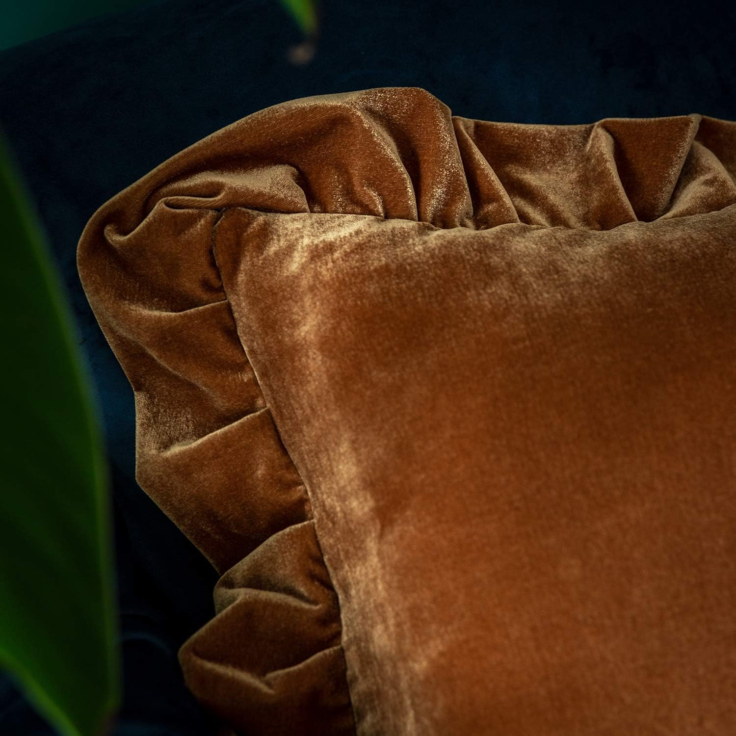 Velvet Throw Pillow Cover – Solid Square