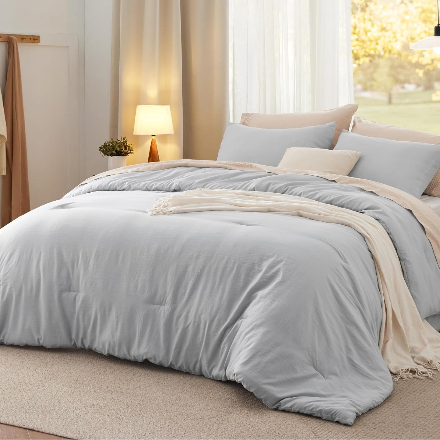 Prewashed All-Season Comforter Set