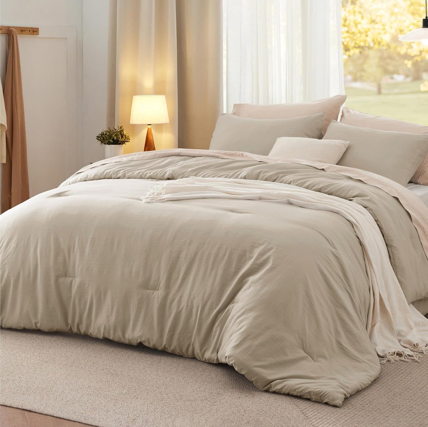 Prewashed All-Season Comforter Set