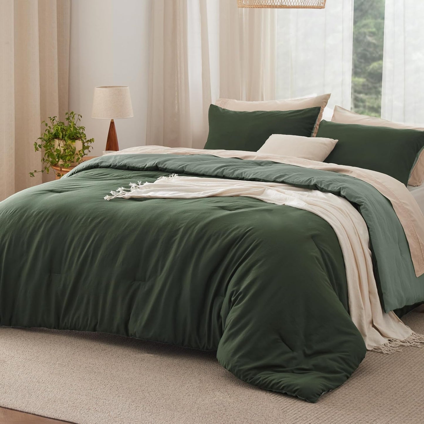 Prewashed All-Season Comforter Set