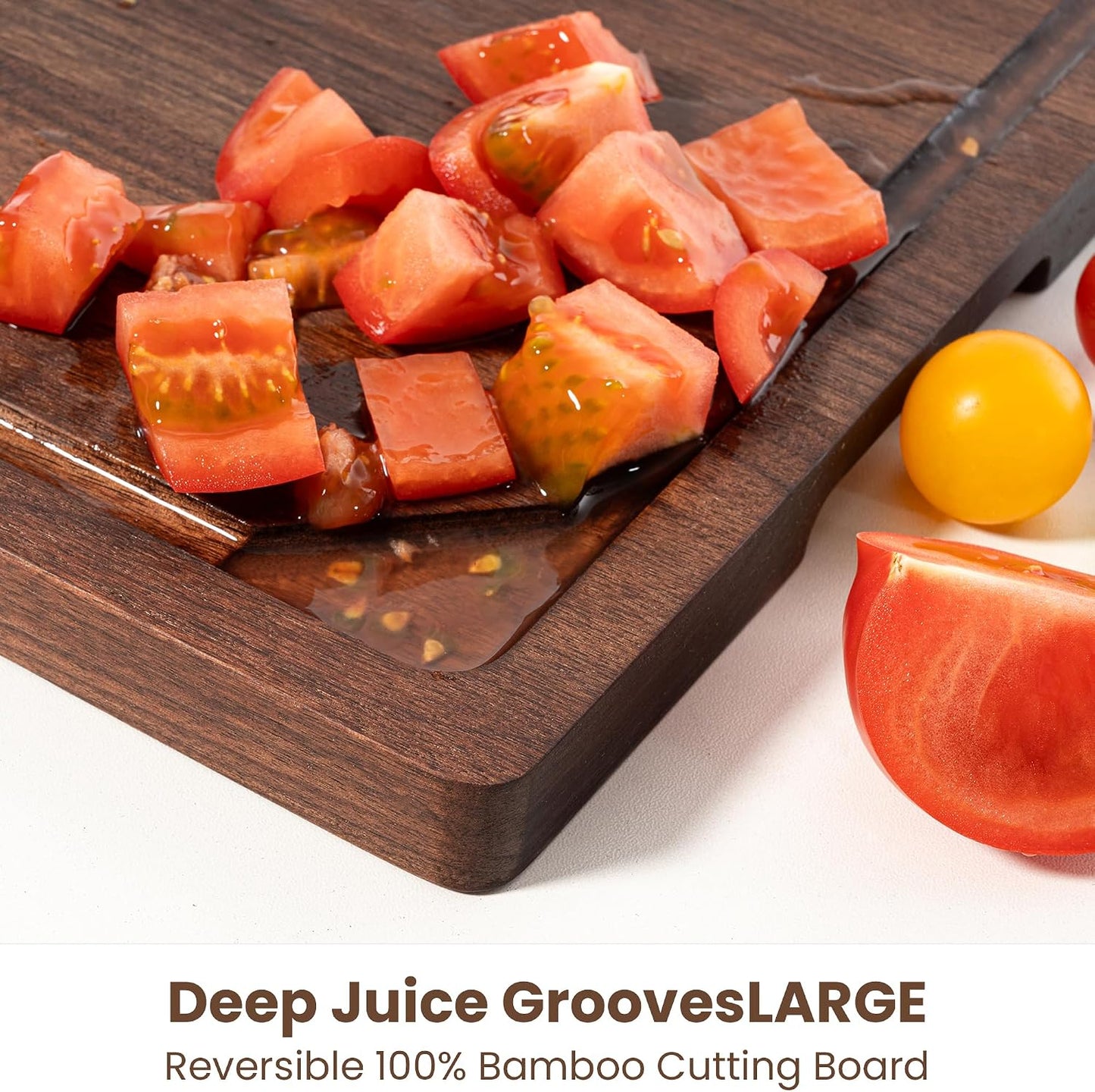 Black Walnut Reversible Cutting Board with Juice Groove