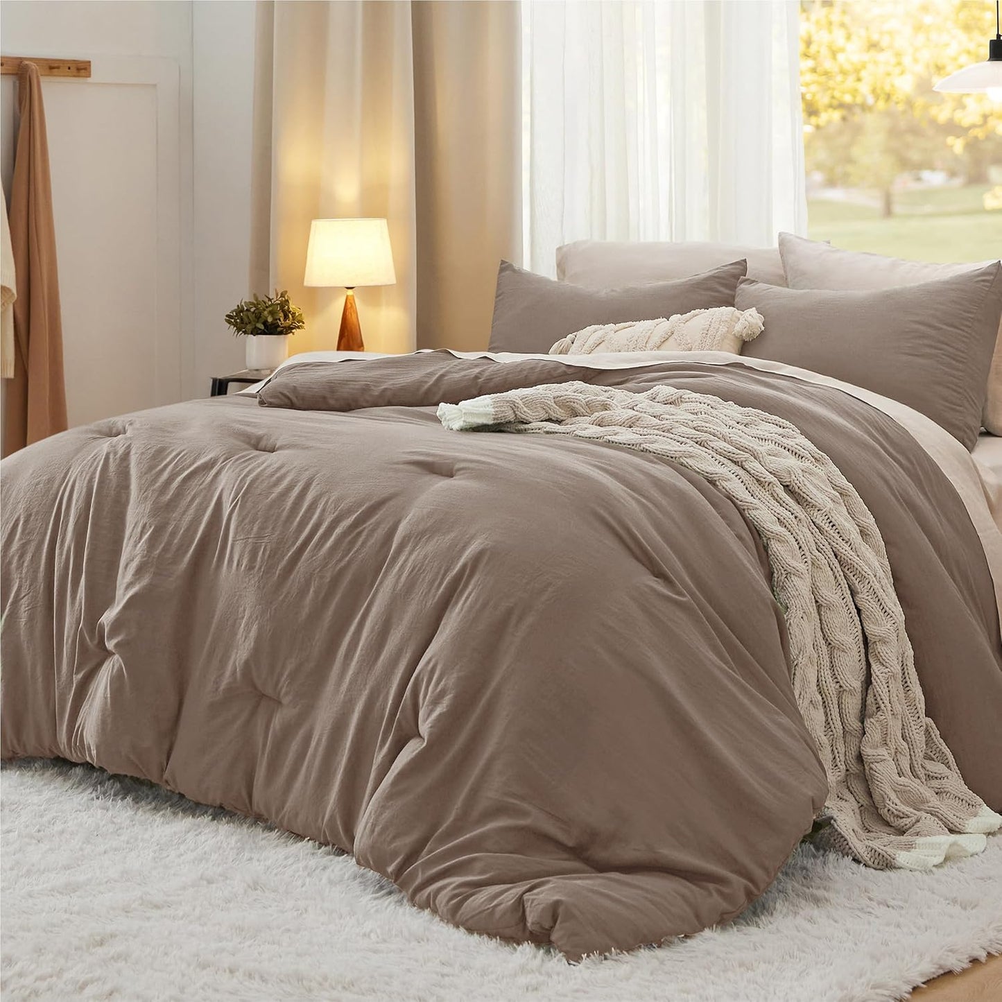 Prewashed All-Season Comforter Set