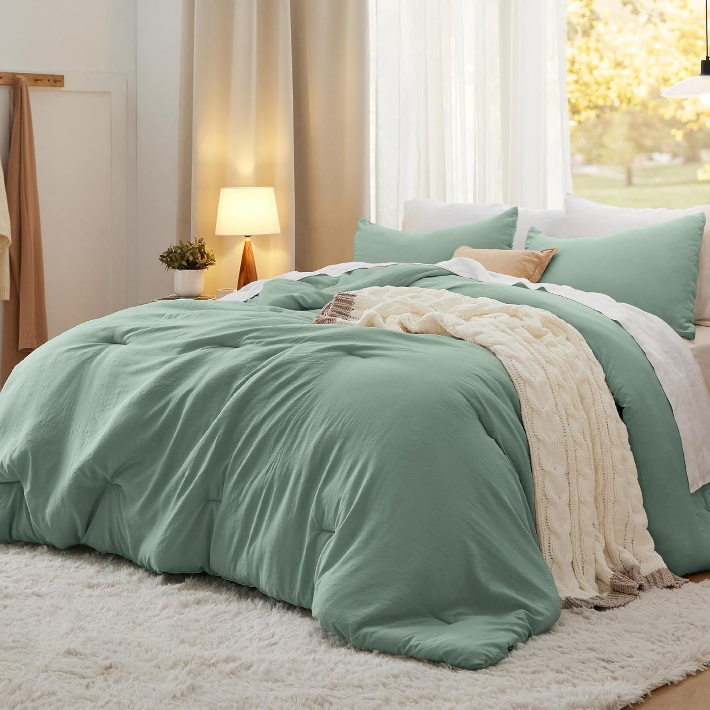 Prewashed All-Season Comforter Set