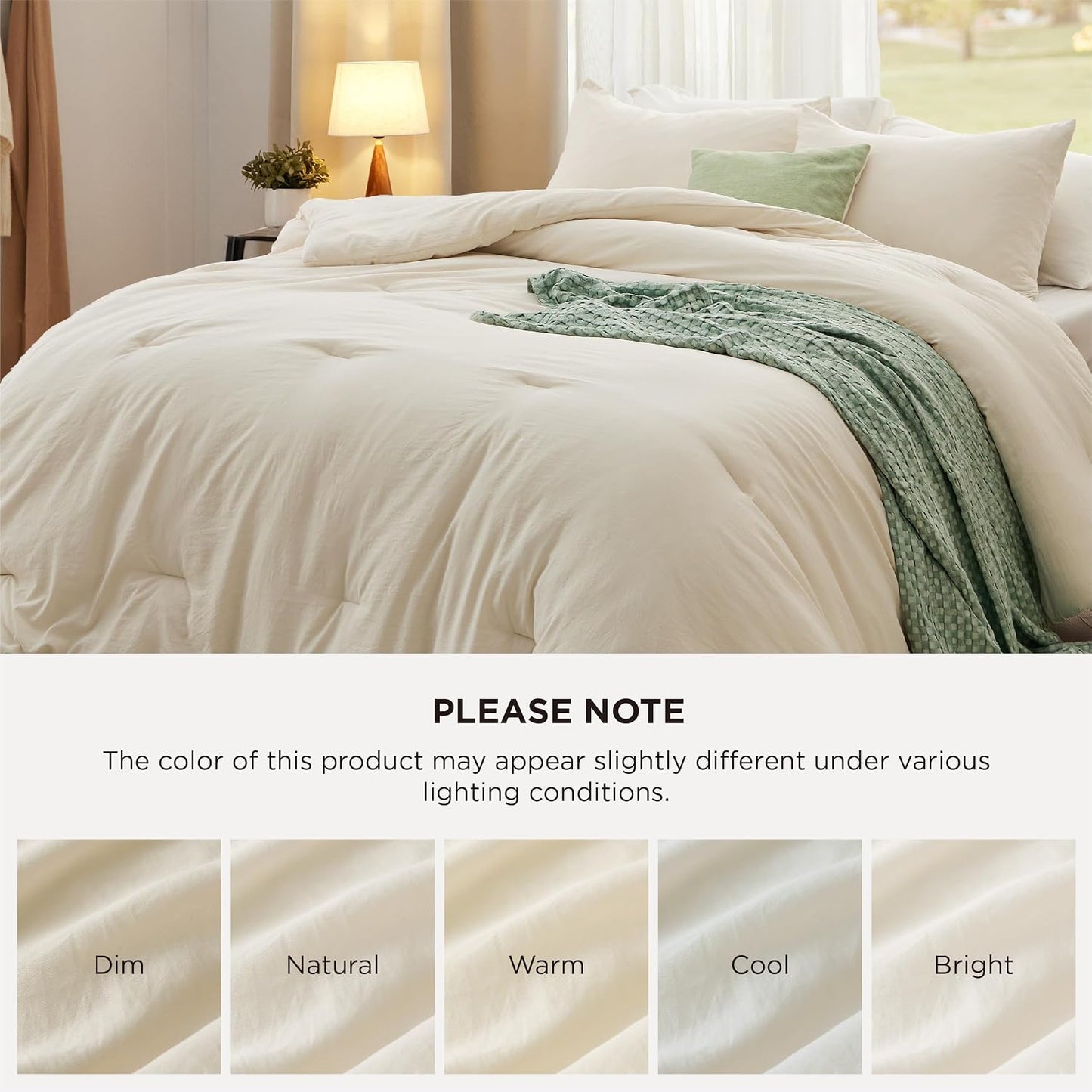Prewashed All-Season Comforter Set
