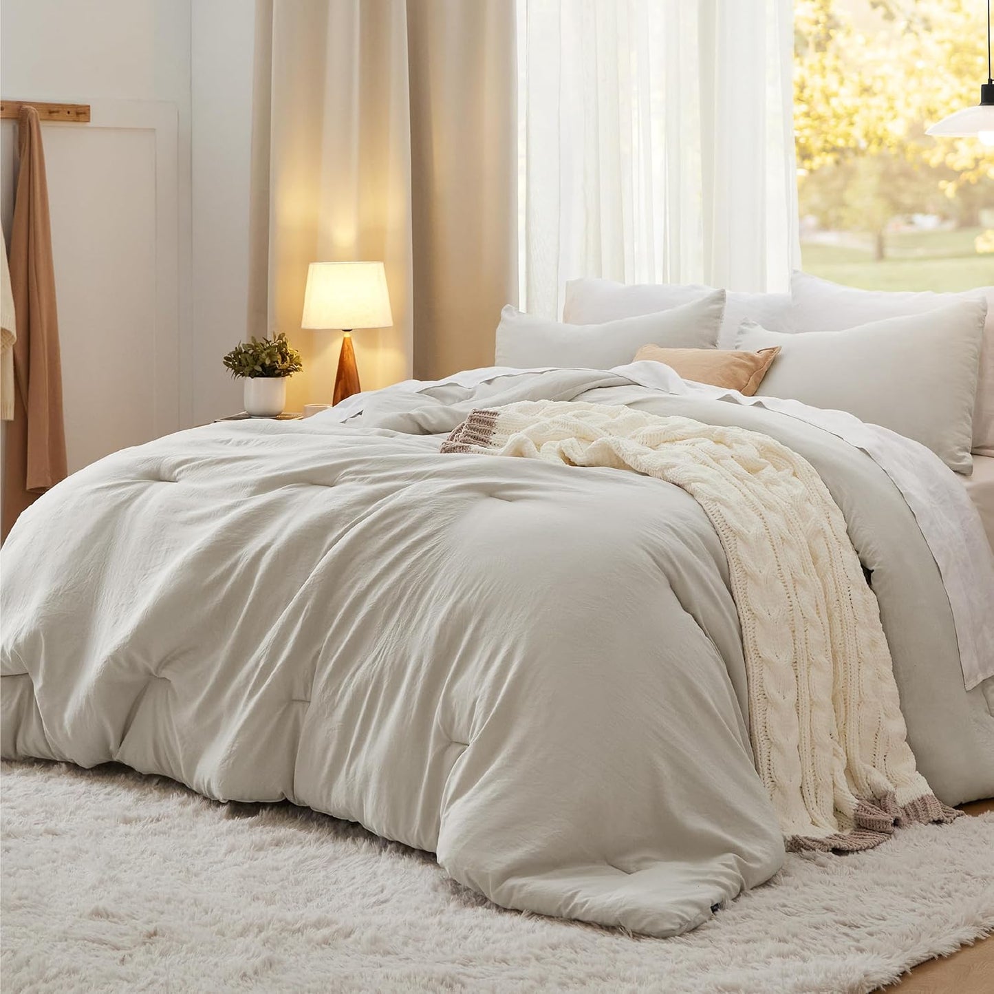 Prewashed All-Season Comforter Set