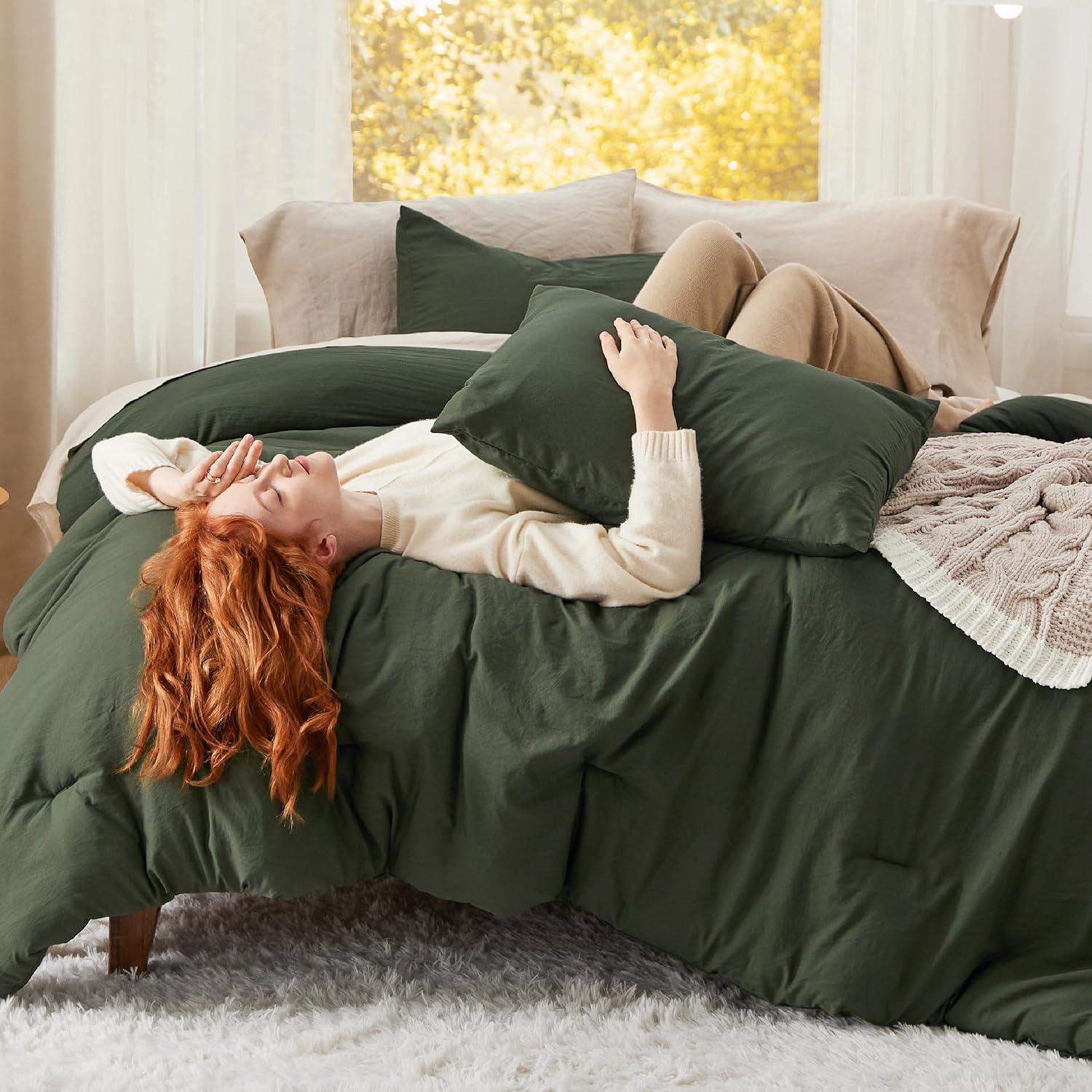 Prewashed All-Season Comforter Set