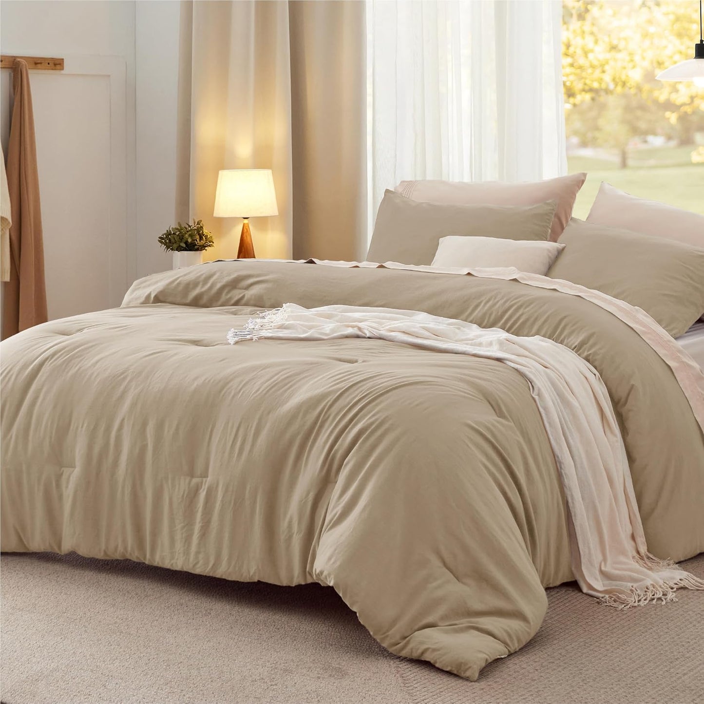 Prewashed All-Season Comforter Set