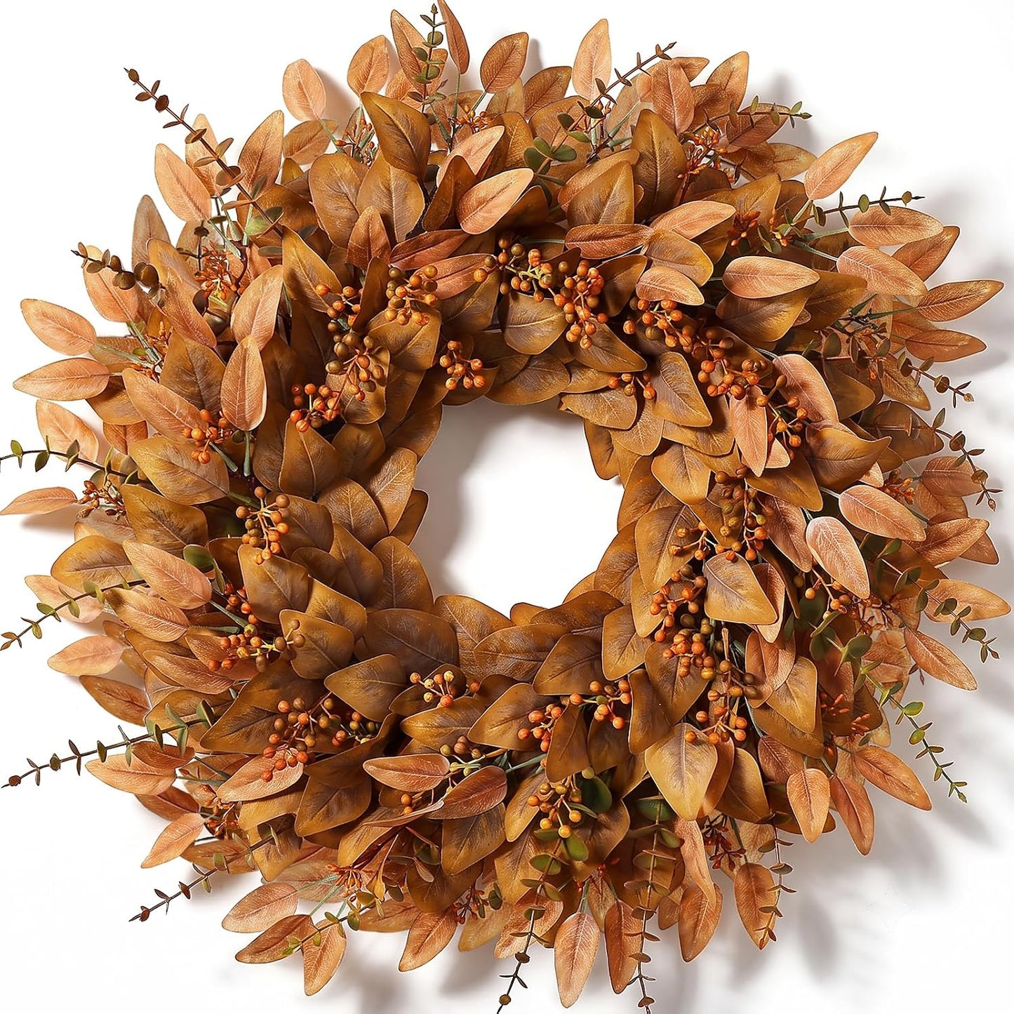 26" Fall Eucalyptus & Berry Wreath