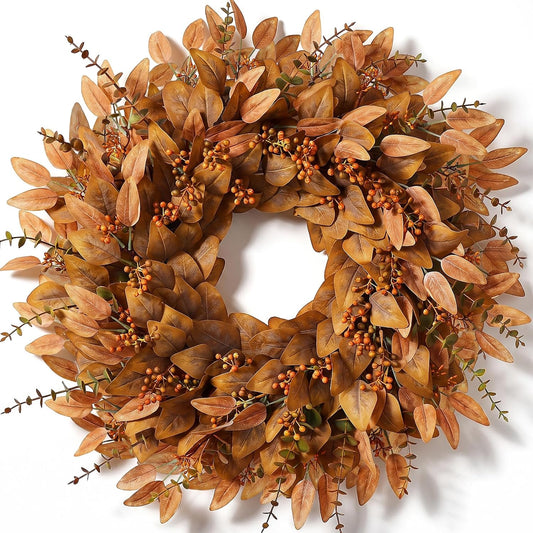 26" Fall Eucalyptus & Berry Wreath