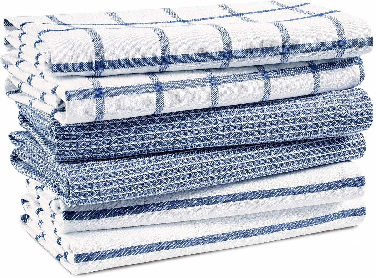 6-Piece Cotton Kitchen Towel Set