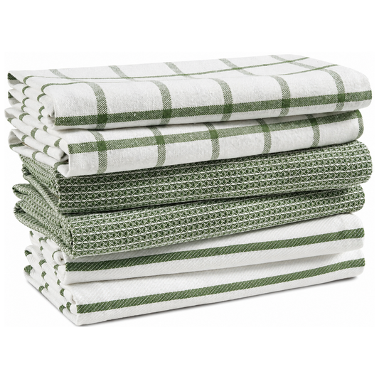 6-Piece Cotton Kitchen Towel Set