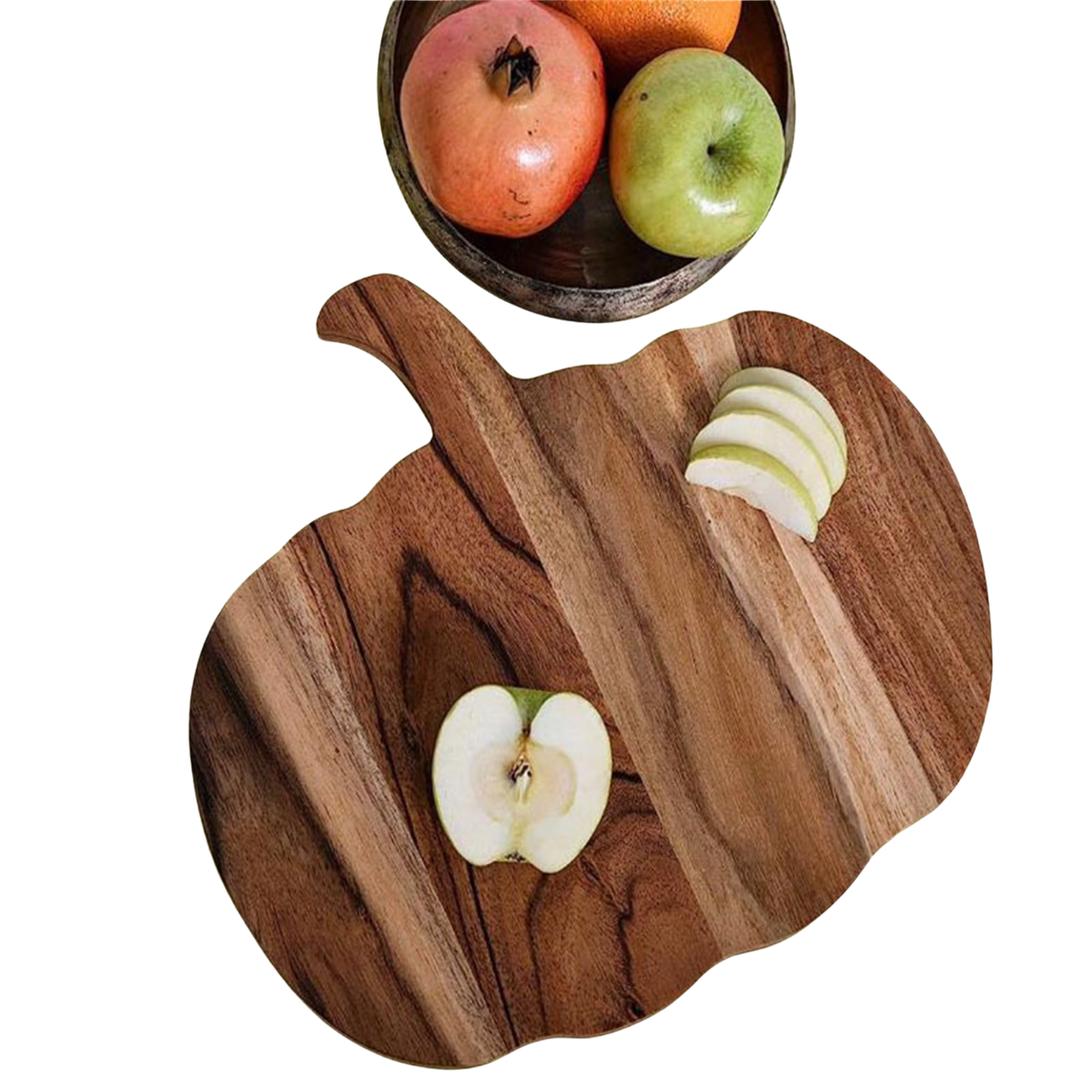 Pumpkin Acacia Wood Charcuterie Board