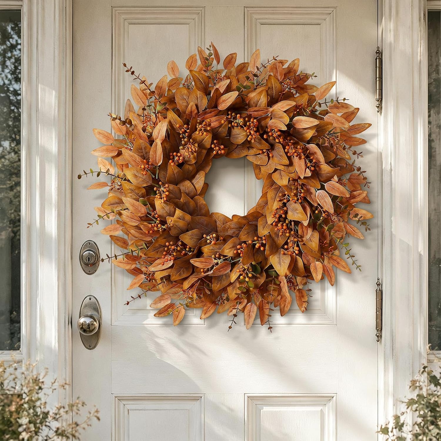 26" Fall Eucalyptus & Berry Wreath