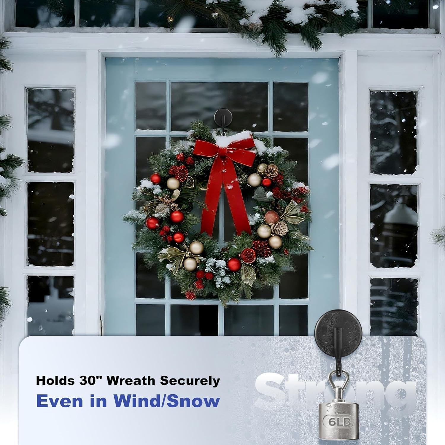 Suction Cup Wreath Hanger