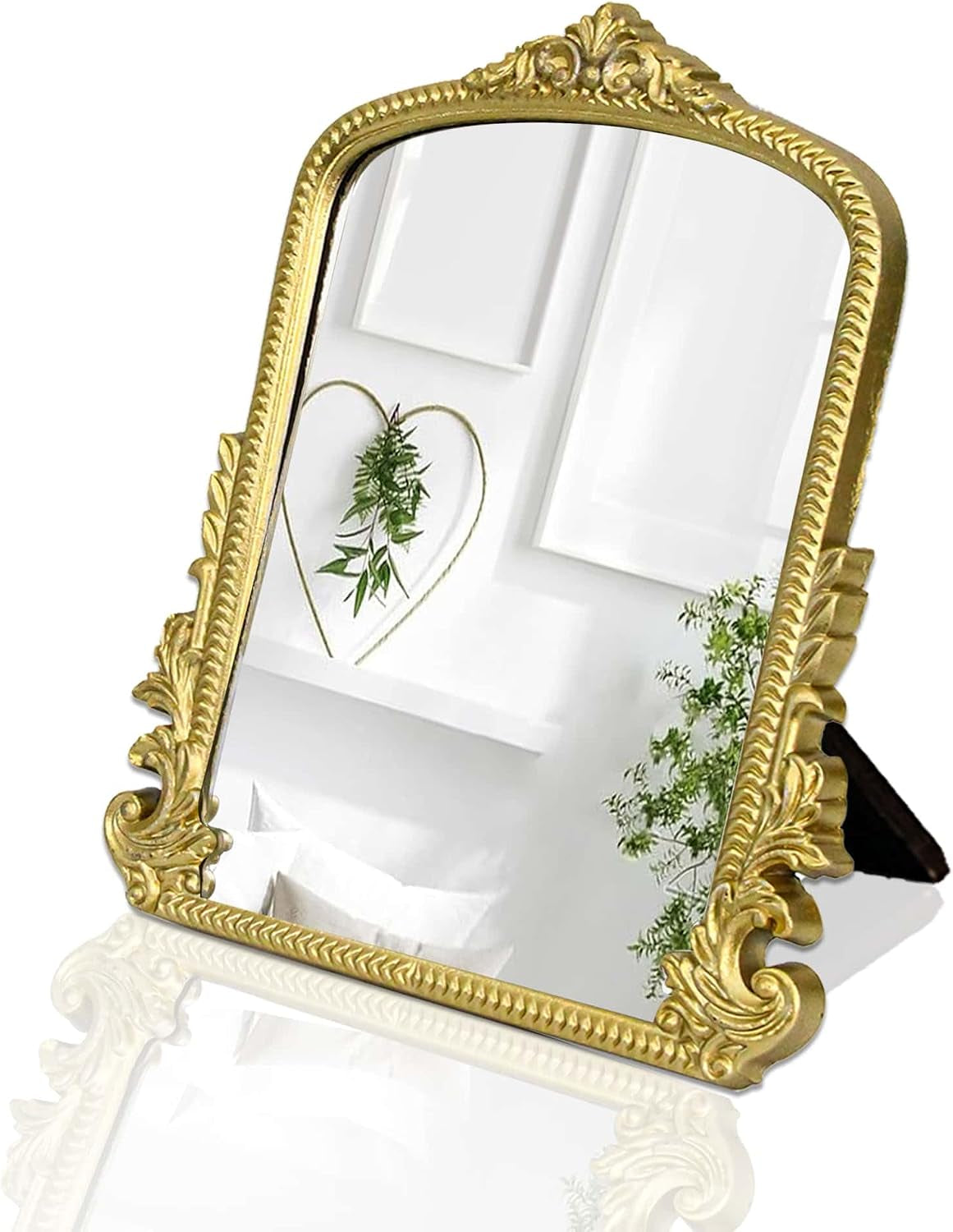 Vintage Arched Vanity Mirror | Decorative Tabletop Makeup Mirror