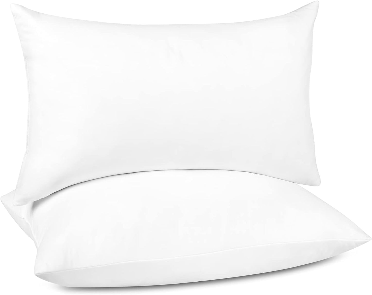 Premium Feather Down Throw Pillow Inserts | Set of 2 | Decorative Couch Pillow Inserts