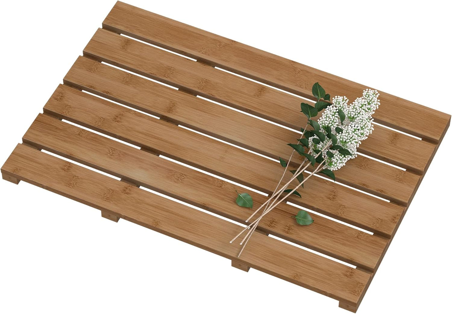 Non-Slip Bamboo Bath Mat