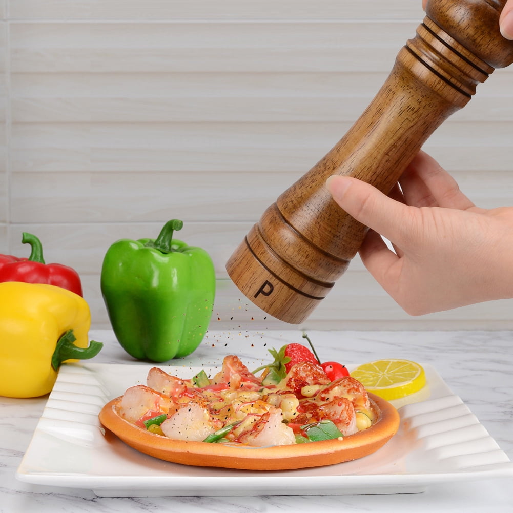 Wood Salt & Pepper Grinder Set